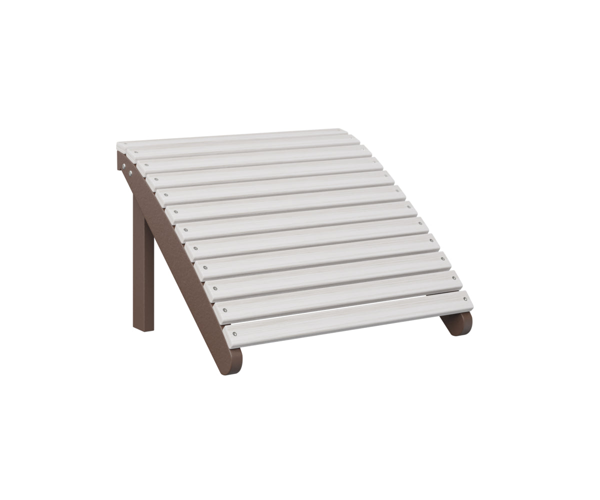 Berlin Gardens Adirondack Footstool - Outdoor Patio Furniture, Durable Weather-Resistant Wooden Ottoman for Deck, Garden & Poolside Relaxation
