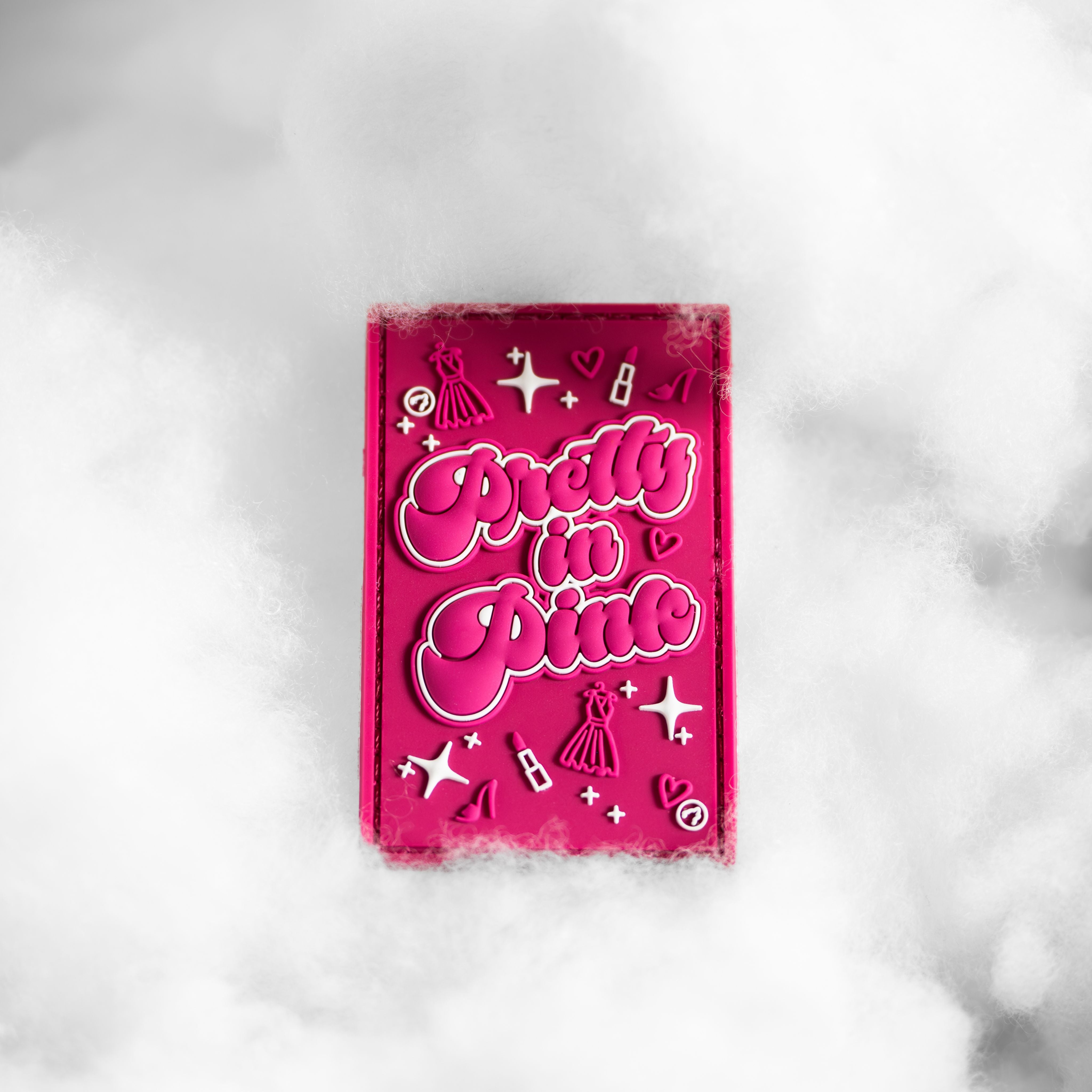 Pretty In Pink Patch - Cute Iron-On Embroidered Patches for DIY Clothing, Bags & Accessories | Perfect for Customizing Jackets, Jeans & Backpacks