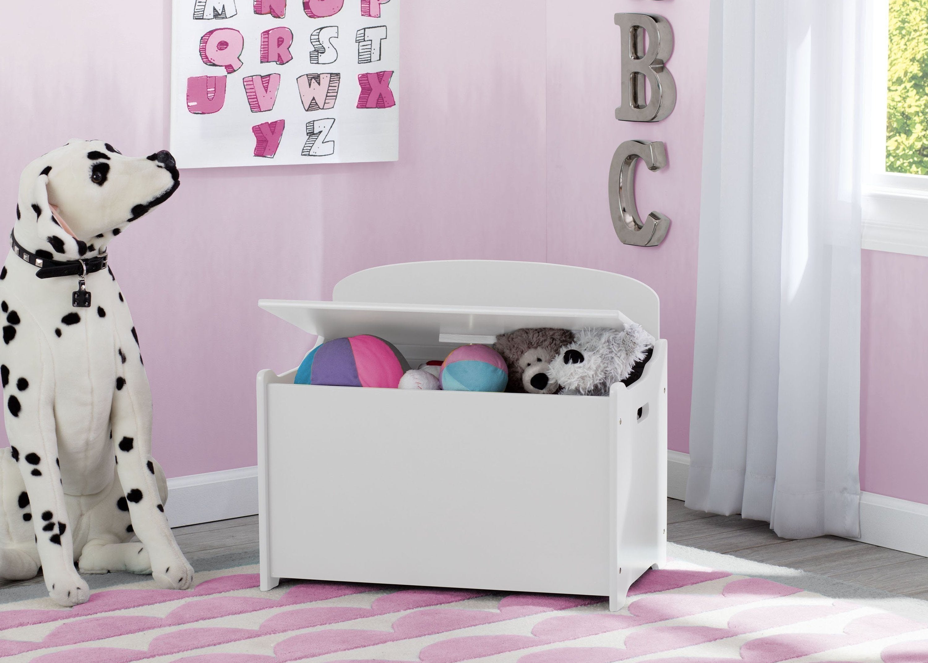 MySize Deluxe Toy Box - Large Storage Organizer for Kids' Toys, Books & Games | Perfect for Playrooms, Bedrooms & Daycares