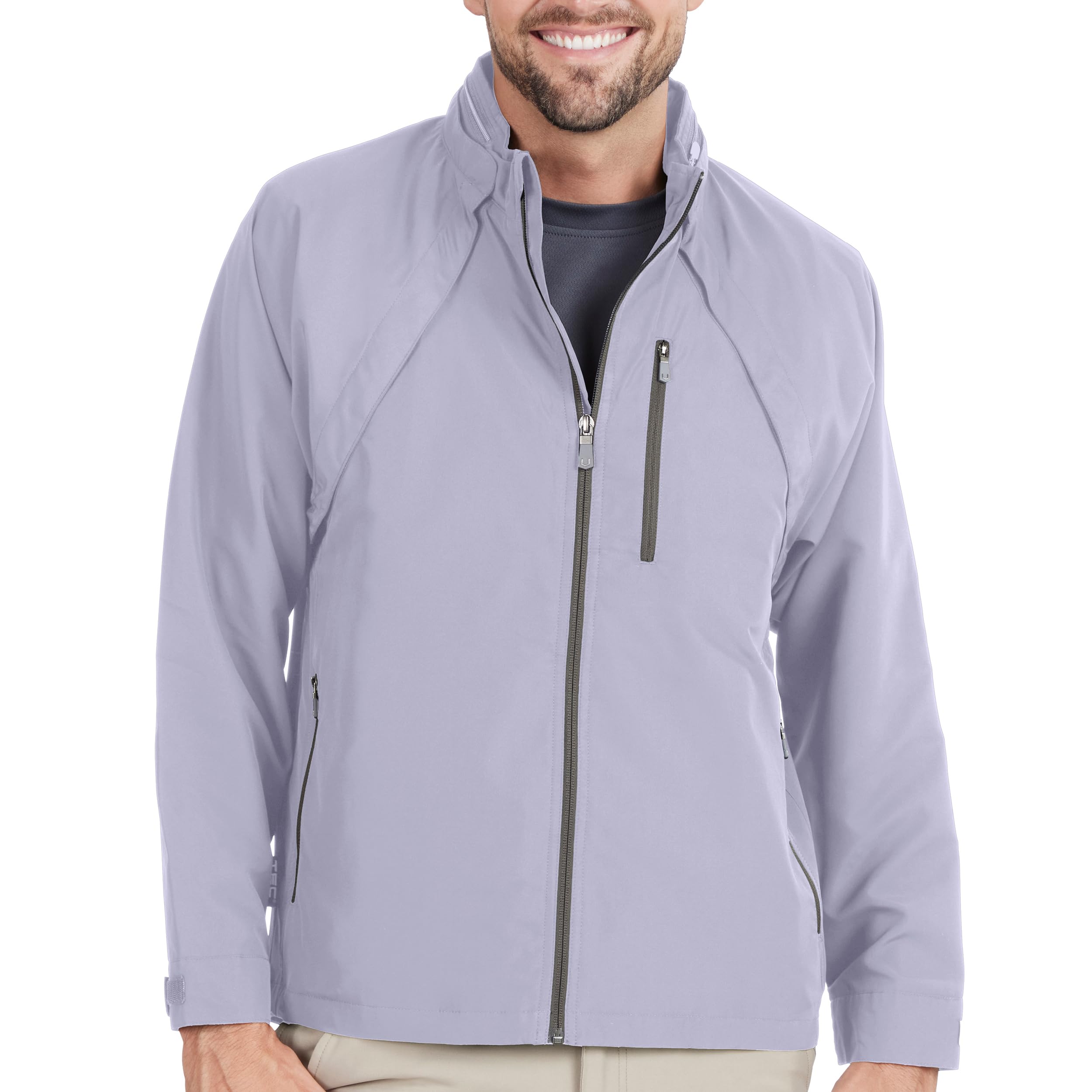 SCOTTeVEST Men's Tropiformer 3D Jacket with 22 Hidden Pockets - Lightweight Water Repellent Travel Coat for Outdoor Adventures, Commuting & Business Trips