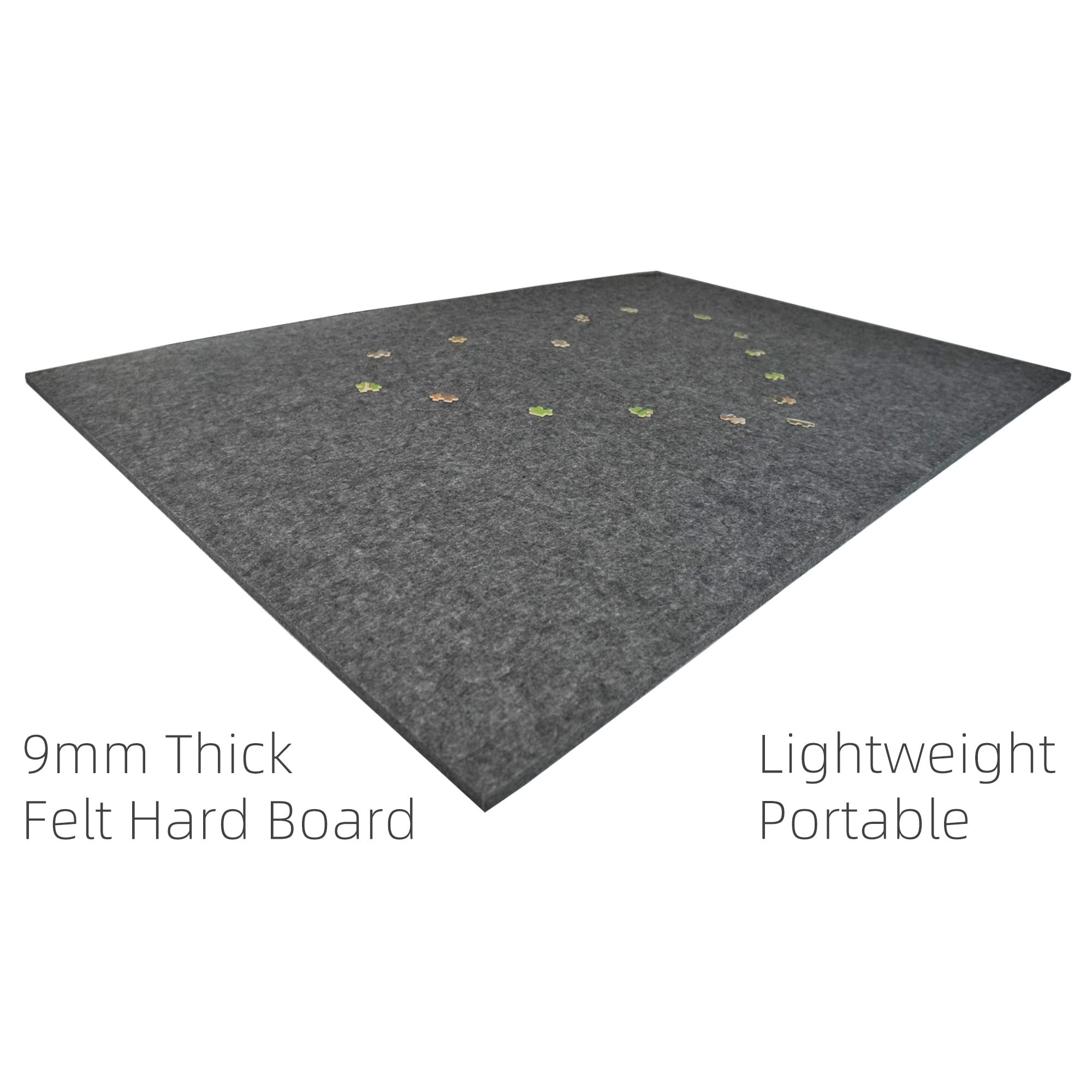TELY Extra Large Foldable Puzzle Board with Felt Mat - Holds Up to 2000 Piece Jigsaw Puzzles | Portable & Space-Saving Design for Easy Storage | Perfect for Home, Travel, and Family Game Nights