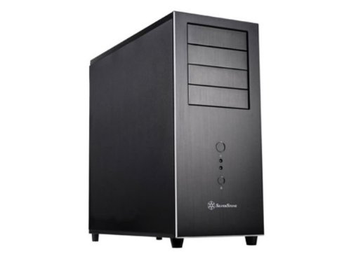 Temjin Mid Tower ATX PC Gaming Case - High Airflow, Tempered Glass Side Panel, Black | Perfect for Gaming Rigs & Workstations