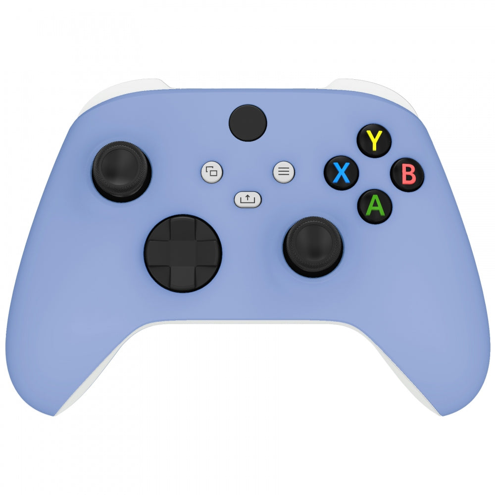 eXtremeRate Light Violet Replacement Shell & Side Panels for Xbox Series X/S Controller - Custom Front Housing Faceplate (Controller Not Included) | Perfect for Gaming, Customization & Repair | ZX3P315