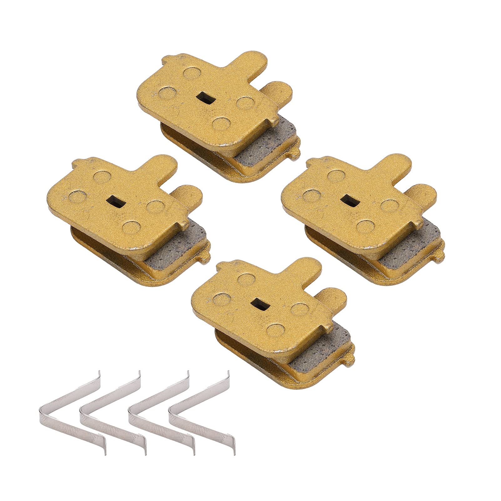 VGEBY 4 Sets Disc Brake Pads - Metal Mountain Bike Brake Pads Compatible with M355 & M446 - High Performance Bicycle Brake Accessories for MTB, Road Bikes - Perfect for Mountain Trails, Commuting & Cycling Adventures