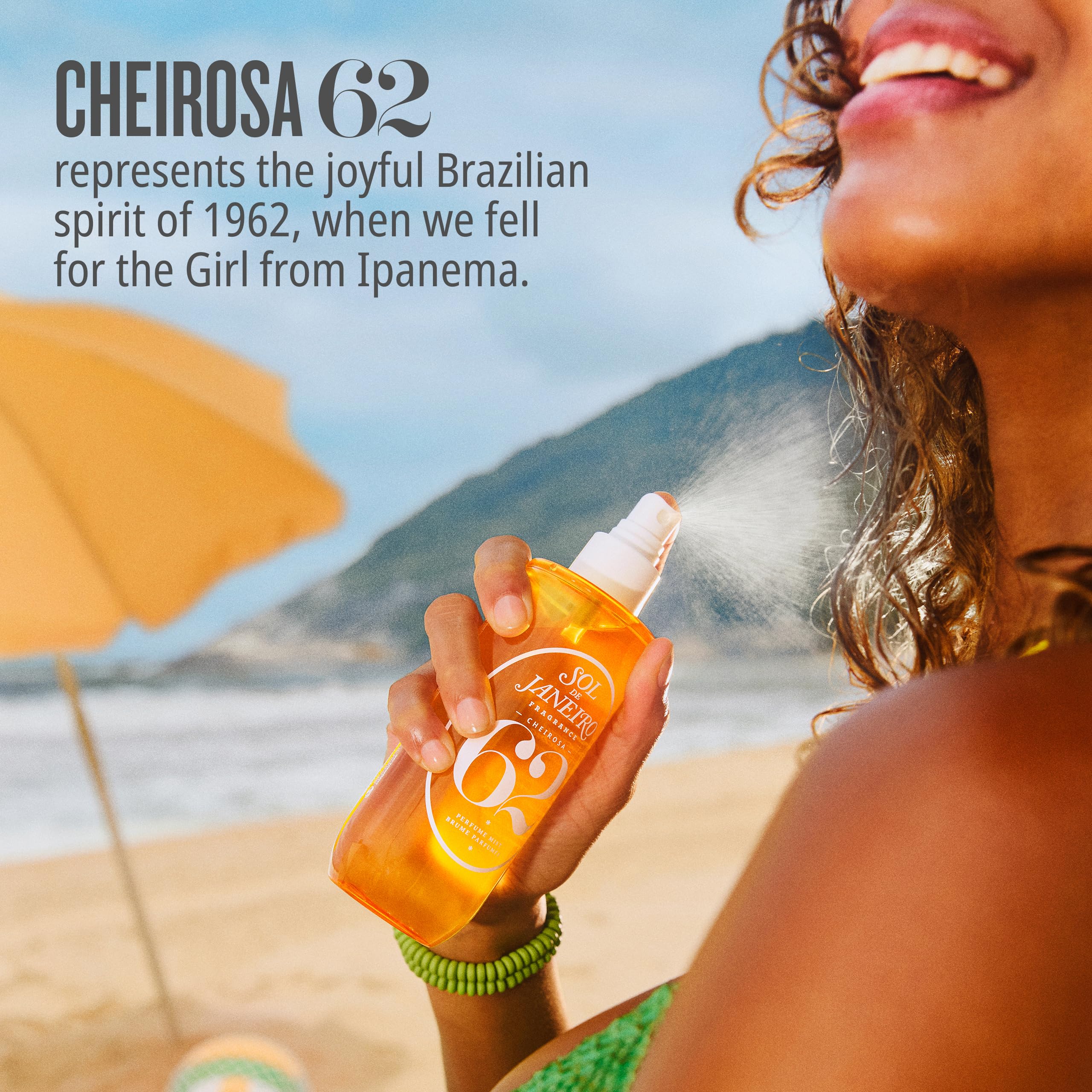 Sol de Janeiro Brazilian Bum Bum Hair & Body Perfume Mist - Tropical Scent for Beach, Vacation & Everyday Glow