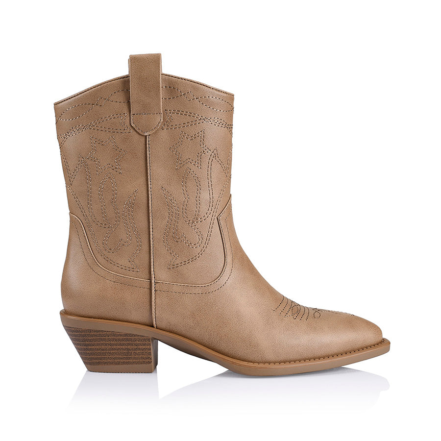Howdy Cowboy Boots for Women - Soft Leather Biscuit Softee Western Boots | Comfortable & Stylish Cowgirl Boots for Riding, Dancing & Country Fashion