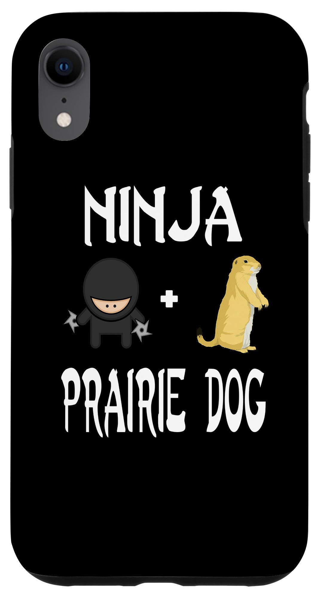 iPhone XR Case - Ninja Prairie Dog Design | Durable Protective Cover for iPhone XR | Perfect for Outdoor Adventures & Daily Use