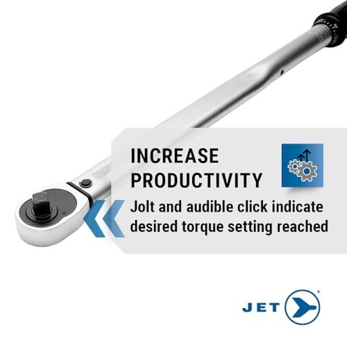 JET Torque Wrench - Precision Adjustable Click Type 1/2
