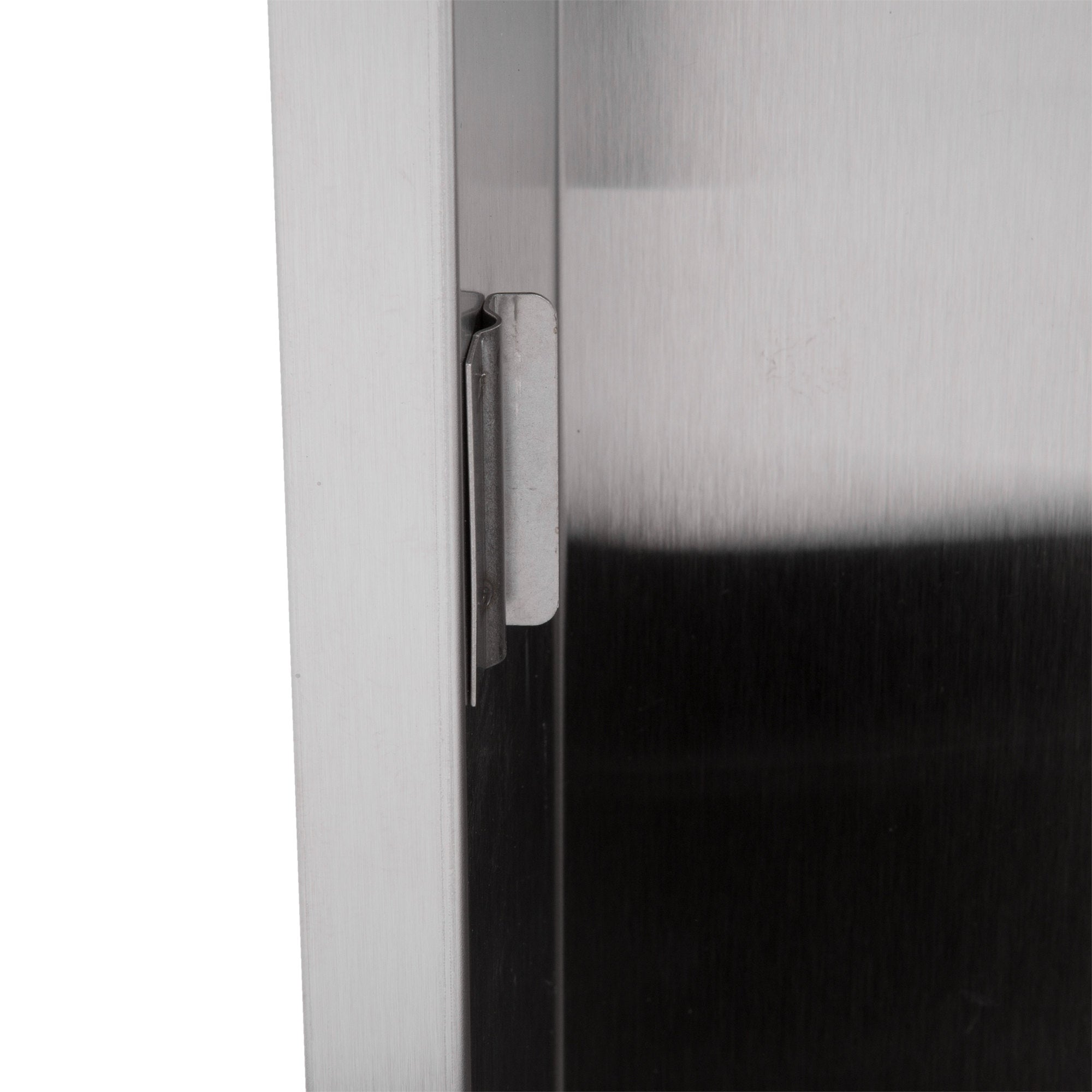 Bobrick B36903 TrimLine Series Recessed Paper Towel Dispenser & Waste Receptacle - Satin Finish for Restrooms, Offices & Commercial Spaces