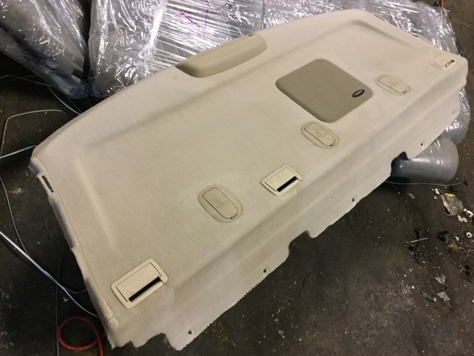 2006-2010 Hyundai Azera OEM Rear Deck Shelf Trim Panel Speaker Cover - Perfect for Car Audio Upgrades & Interior Restoration