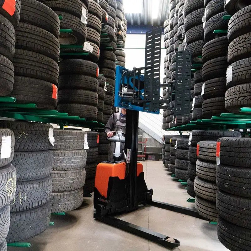 Just Easy Tools 800 Easy Stacker for Passenger Tires - Heavy Duty Tire Storage Rack for Garages, Auto Shops & Home Organization