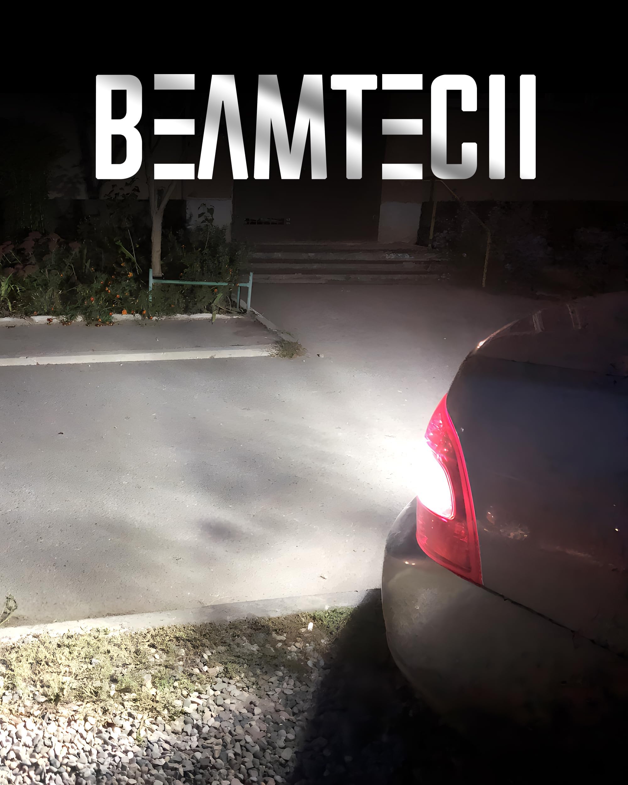 BEAMTECH Upgraded 1156 LED Bulbs - Super Bright 6500K White, CANBUS Built-in, Compatible with 1141 1003 7506 BA15S - Perfect for Turn Signal, Reverse, Tail, Brake & Parking Lights (Pack of 2) - Ideal for Cars, Trucks & Motorcycles