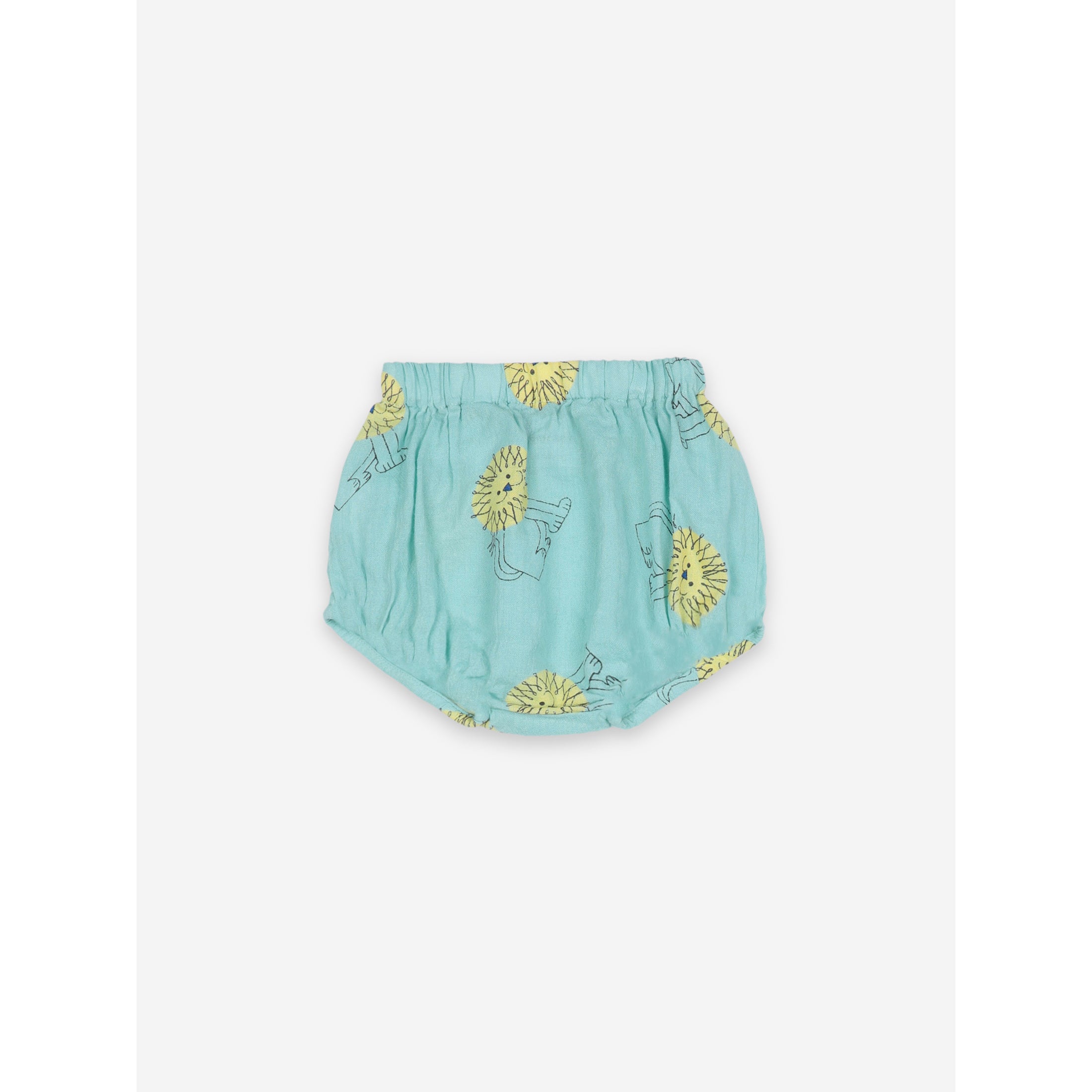 Bobo Choses Pet A Lion All Over Woven Bloomer - Cute Baby Girl Romper for Playtime & Photo Shoots