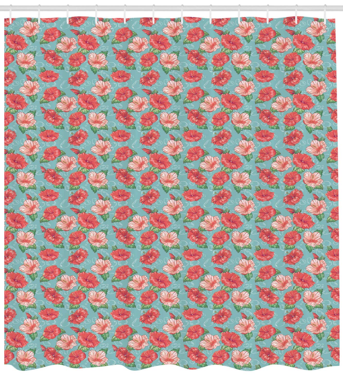 Ambesonne Tropical Hibiscus Shower Curtain - 69