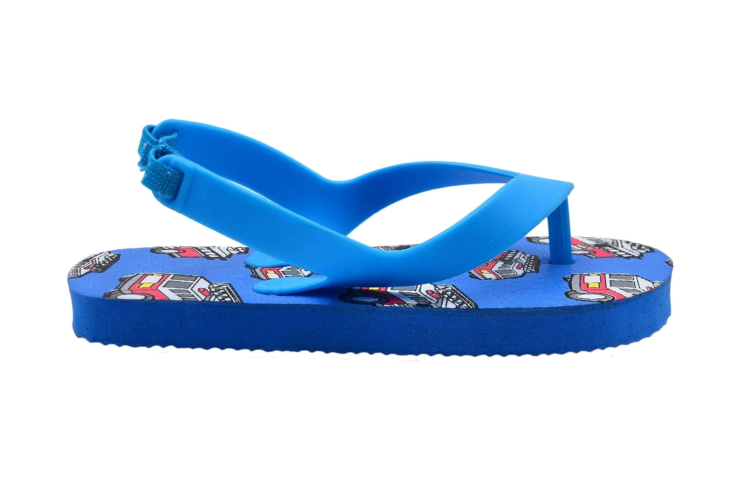 Boys' Flip Flop Sandals for Toddlers - Comfortable Beach & Walking Slippers with Cushioned Footbed Print - Perfect for Summer Outings, Poolside Play & Casual Wear