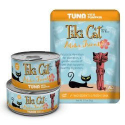 Premium Tiki Cat Aloha Tuna Wet Cat Food - Grain-Free, High Protein (8 Pack, 5 Oz Cans) - Perfect for Indoor Cats & Picky Eaters