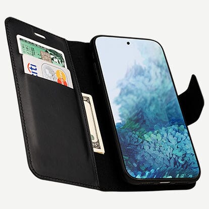 Samsung Galaxy Note 10 Wallet Case with Card Holder - Slim Protective Cover for Credit Cards & ID - Perfect for Business, Travel & Everyday Use