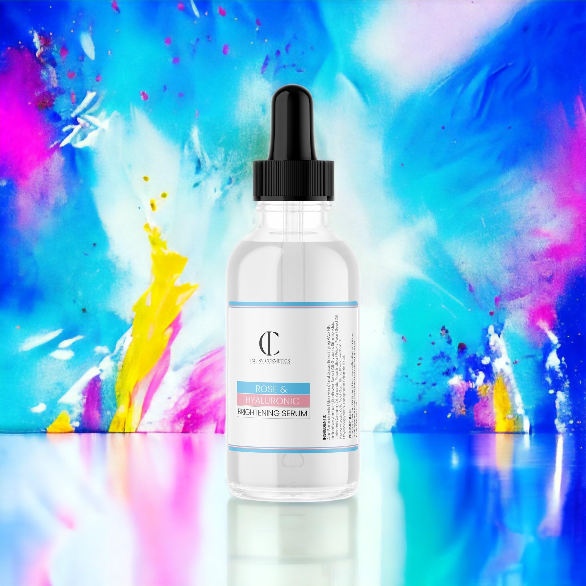 Premium Rose Lux Serum for Glowing Skin - Anti-Aging & Hydrating Facial Treatment for Day & Night Use - Perfect for Dry, Sensitive & Mature Skin Care Routine