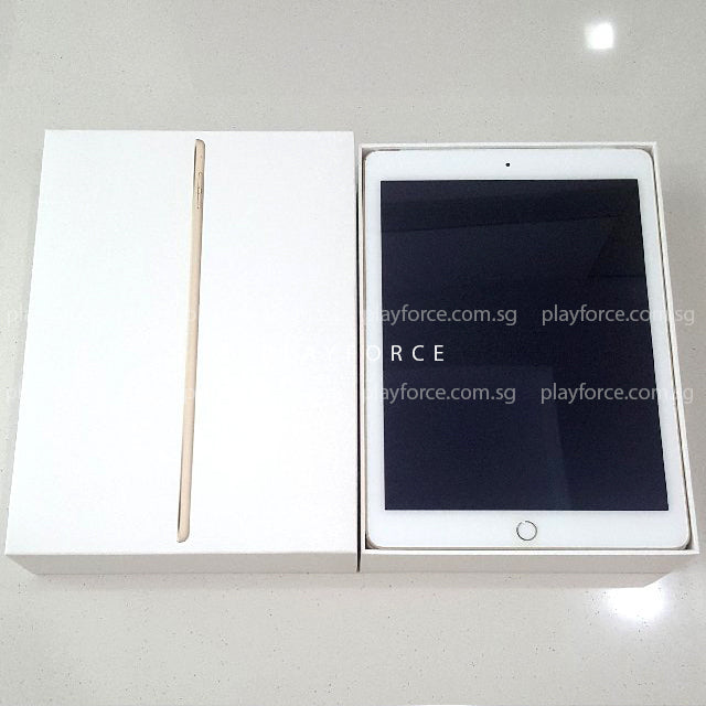 Apple iPad Air 2 64GB WiFi + Cellular - Gold (Renewed) - Perfect for Work, Travel & Entertainment