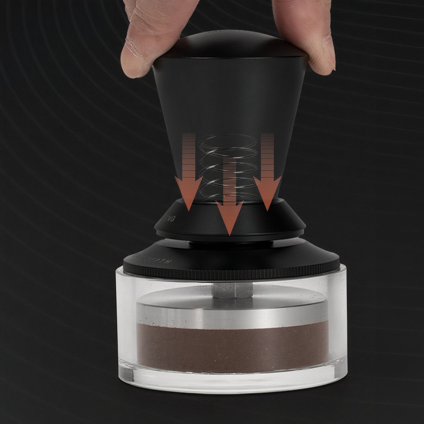 Premium Stepless Leveling Espresso Tamper Tool - 58mm Professional Coffee Tamping Distributor for Baristas & Home Brewing - Perfect for Espresso Machines & Coffee Shops