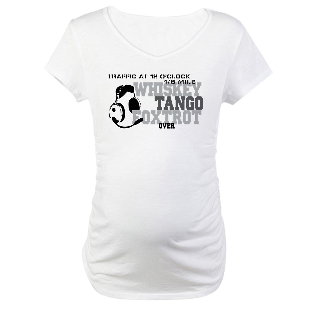 Funny Aviation Maternity T-Shirt for Pregnant Pilots & Flight Enthusiasts - Perfect for Baby Showers & Travel Adventures