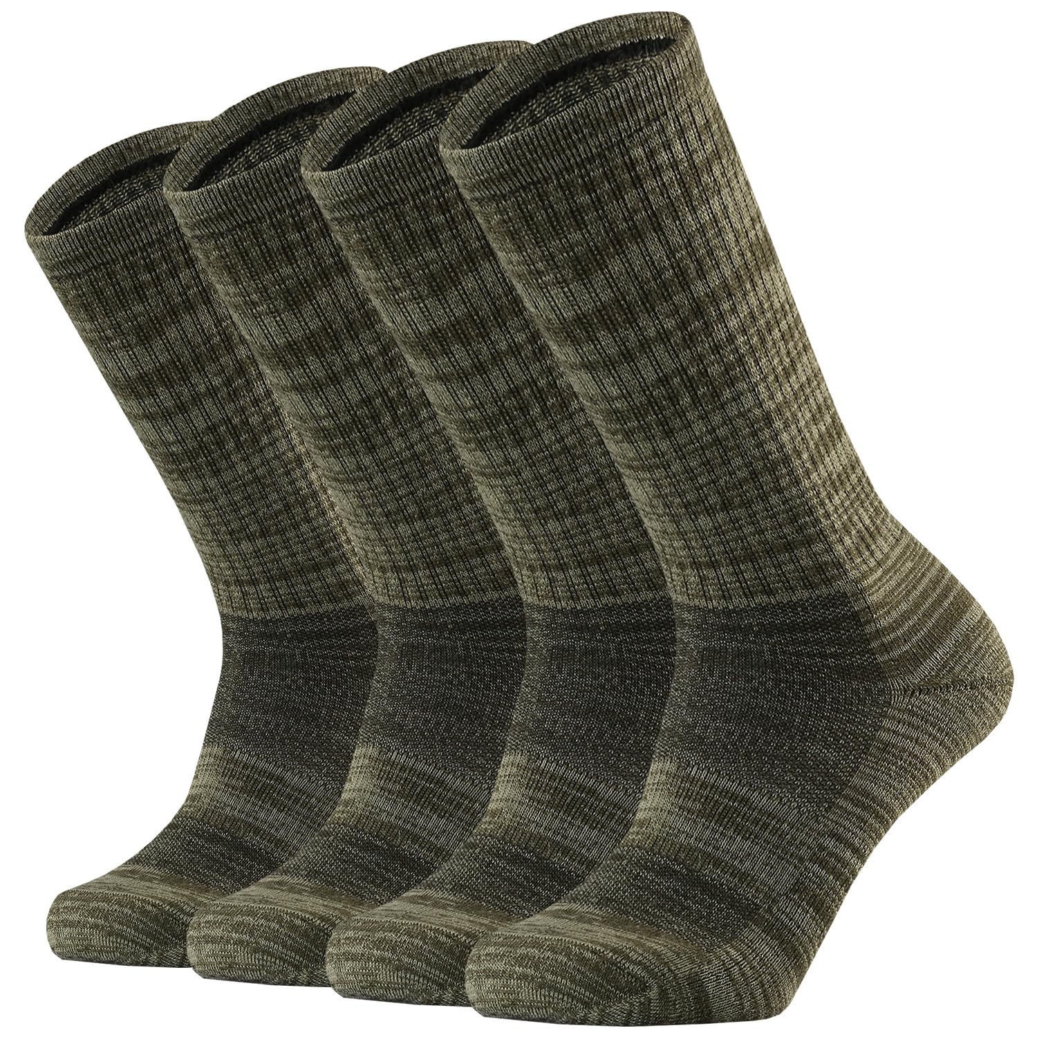 ONKE Merino Wool Cushion Crew Socks for Men - Moisture Wicking, Breathable & Comfortable Hiking Socks for Outdoor Activities, Travel & Daily Wear