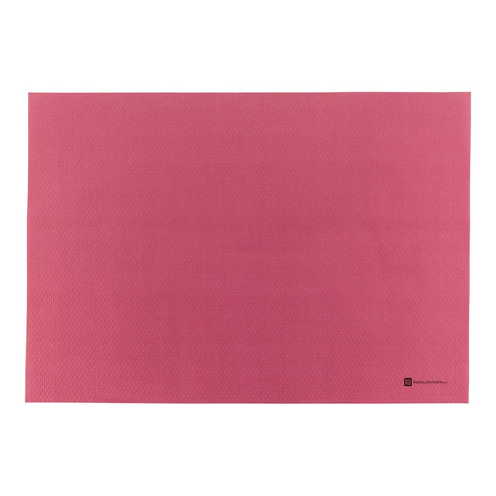 Restaurantware 20x14 Inch Heavyweight Recyclable Burgundy Paper Placemats - 1000 Pack Disposable Rectangular Table Mats for Parties, Events & Dining | Perfect for Weddings, Banquets & Restaurant Use