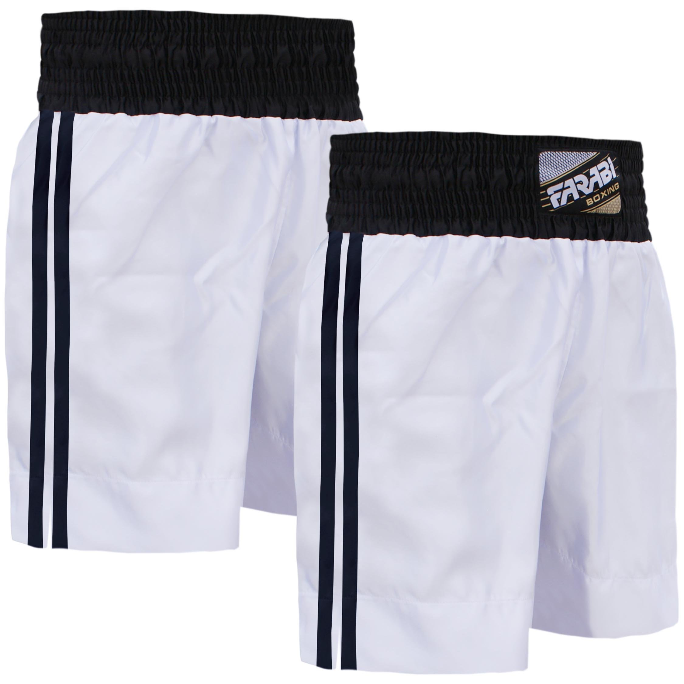 Farabi Sports Boxing Shorts for Men & Women - Breathable Training Shorts for Boxing, Kickboxing, MMA, Sparring & Gym Workouts - Perfect for Fitness, Muay Thai & Martial Arts Training