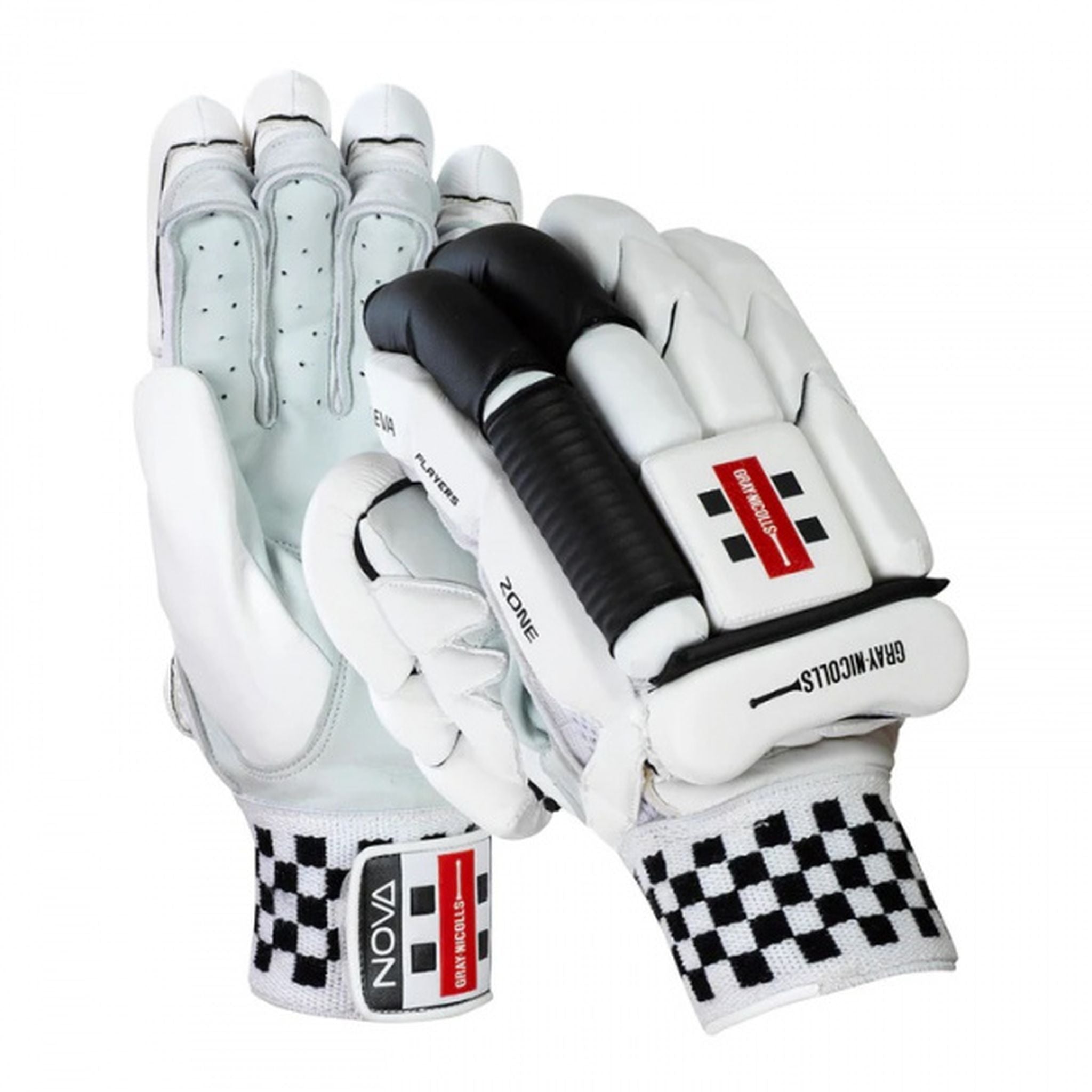 Gray Nicolls Nova Players Cricket Batting Gloves for Adults - Lightweight & Breathable for Comfortable Performance in Matches & Practice