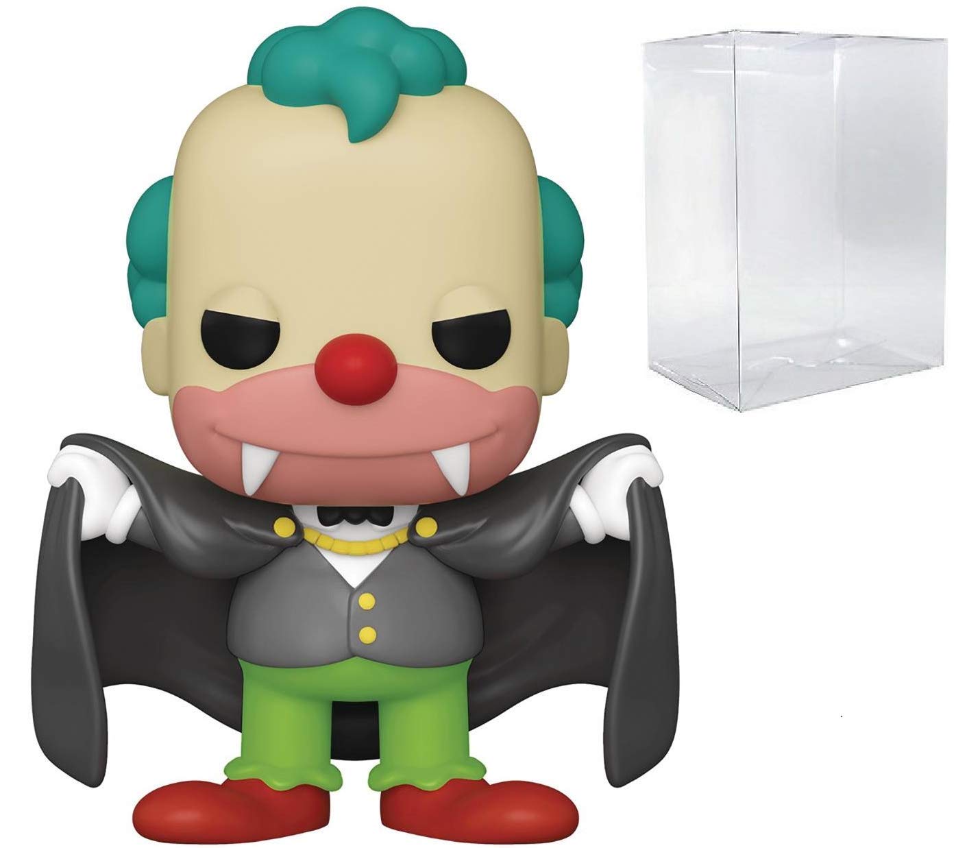 Funko Pop! The Simpsons: Treehouse of Horror - Vampire Krusty Vinyl Figure (3.75 inches) with Box Protector | Collectible Toy for Halloween, Horror Fans & Simpsons Merchandise Lovers | Perfect for Display, Gifts & Pop Culture Collections