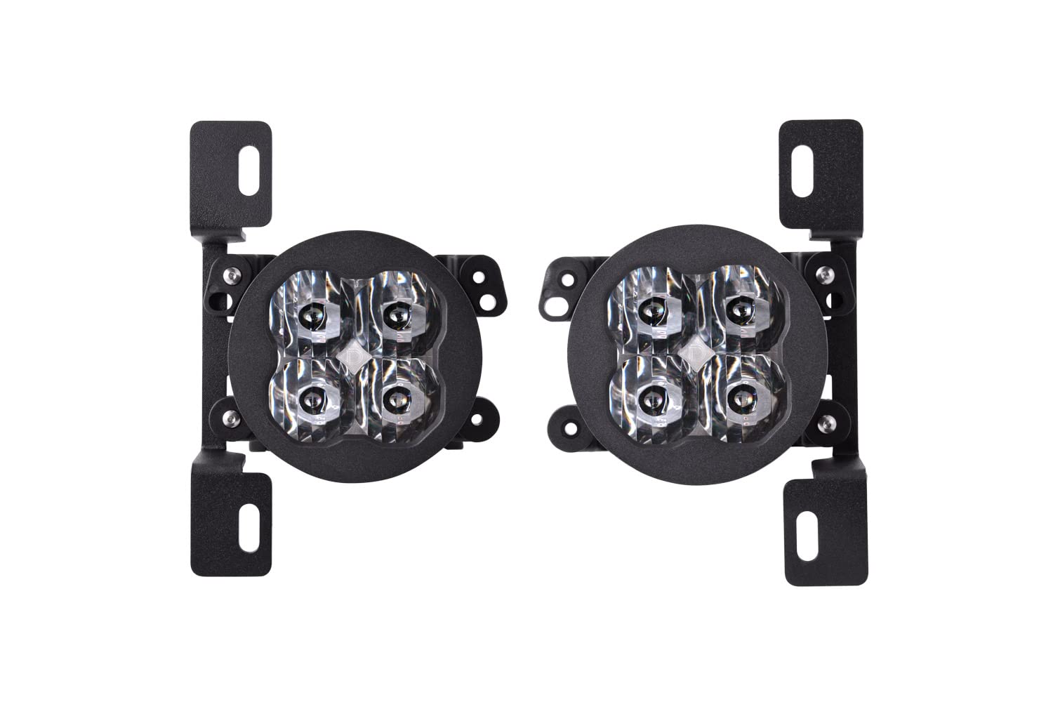 Diode Dynamics SS3 SAE/DOT Approved LED Fog Light Kit - Compatible with Jeep Wrangler JK, JL & Gladiator (Yellow SAE Fog Pro) - Off-Road, Night Driving & Extreme Weather Visibility Enhancement