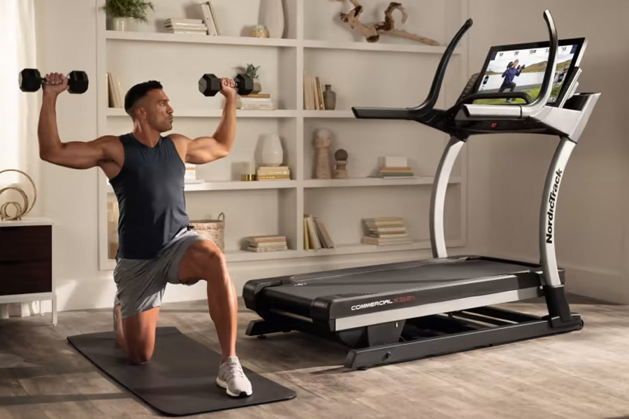 NordicTrack X32i Commercial Treadmill - Premium Incline Trainer for Home Gym, Cardio & Fitness Workouts - Perfect for Running, Walking & HIIT Training
