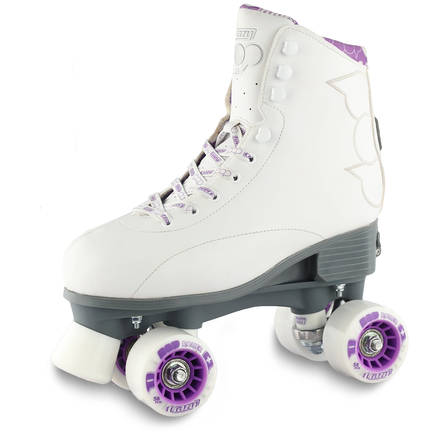 Crazy POP Adjustable Roller Skates for Adults & Kids - Lightweight Outdoor & Indoor Skates for Fitness, Fun & Rink Skating