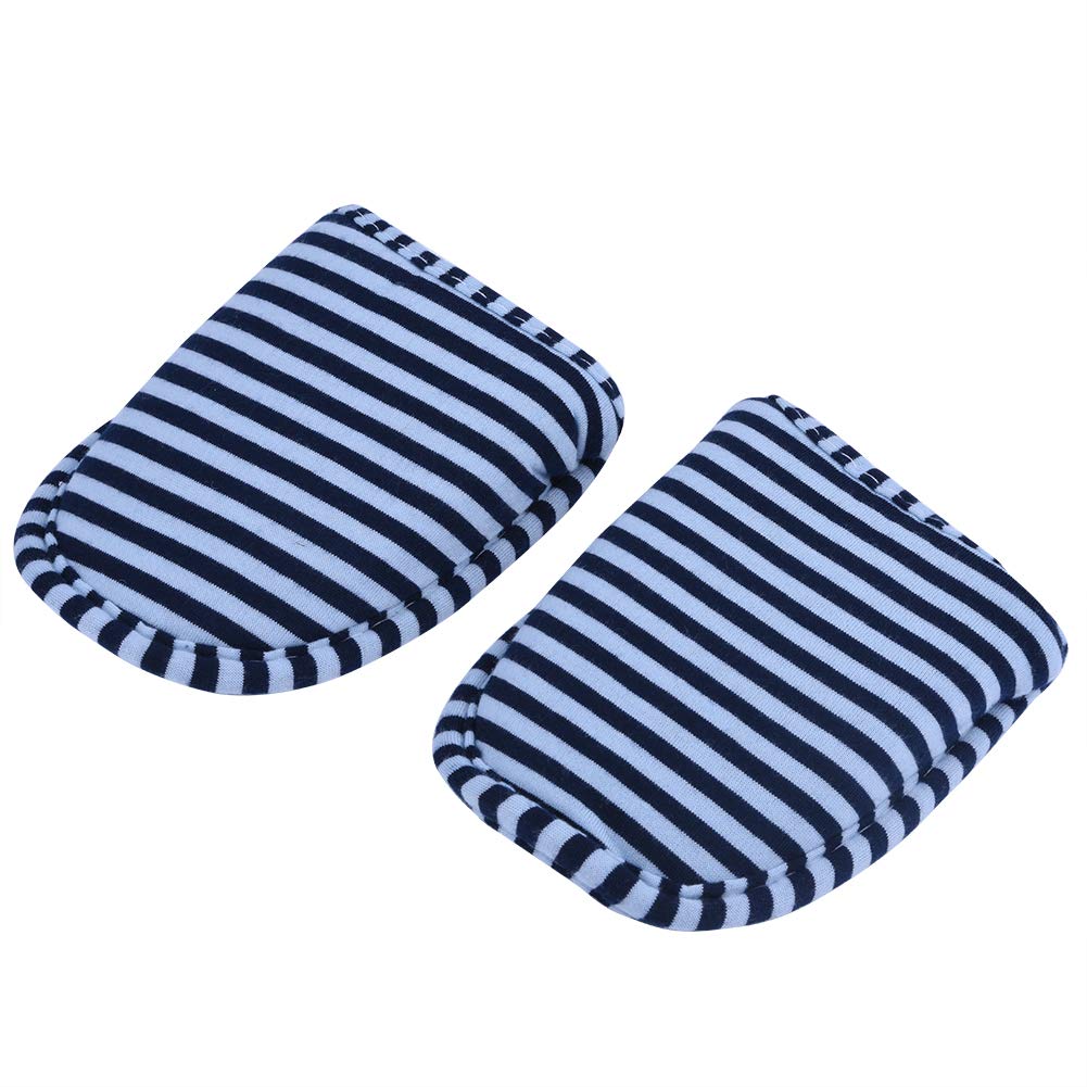 Keenso Foldable Reusable Indoor Soft Cotton Anti-Slip Slippers - Lightweight Travel Bath Slippers for Home, Hotel & Spa - Perfect for Shower, Bathroom & Relaxation