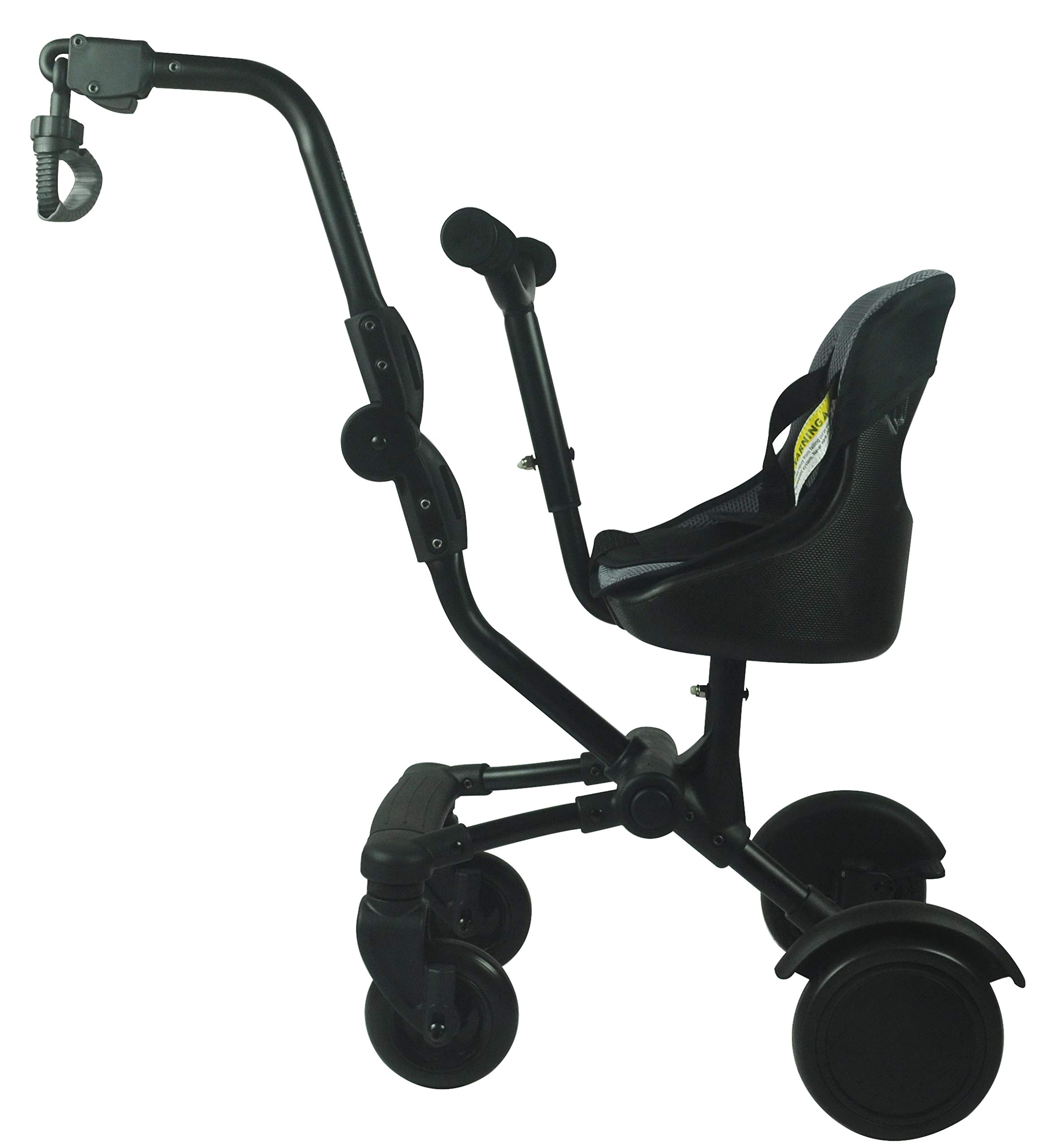 Englacha Uptown Rider - Universal Stroller Bike Attachment for Kids with Comfortable Padded Seat | Safe & Easy to Install | Fits Most Strollers | Perfect for Family Walks, Park Visits & Shopping Trips