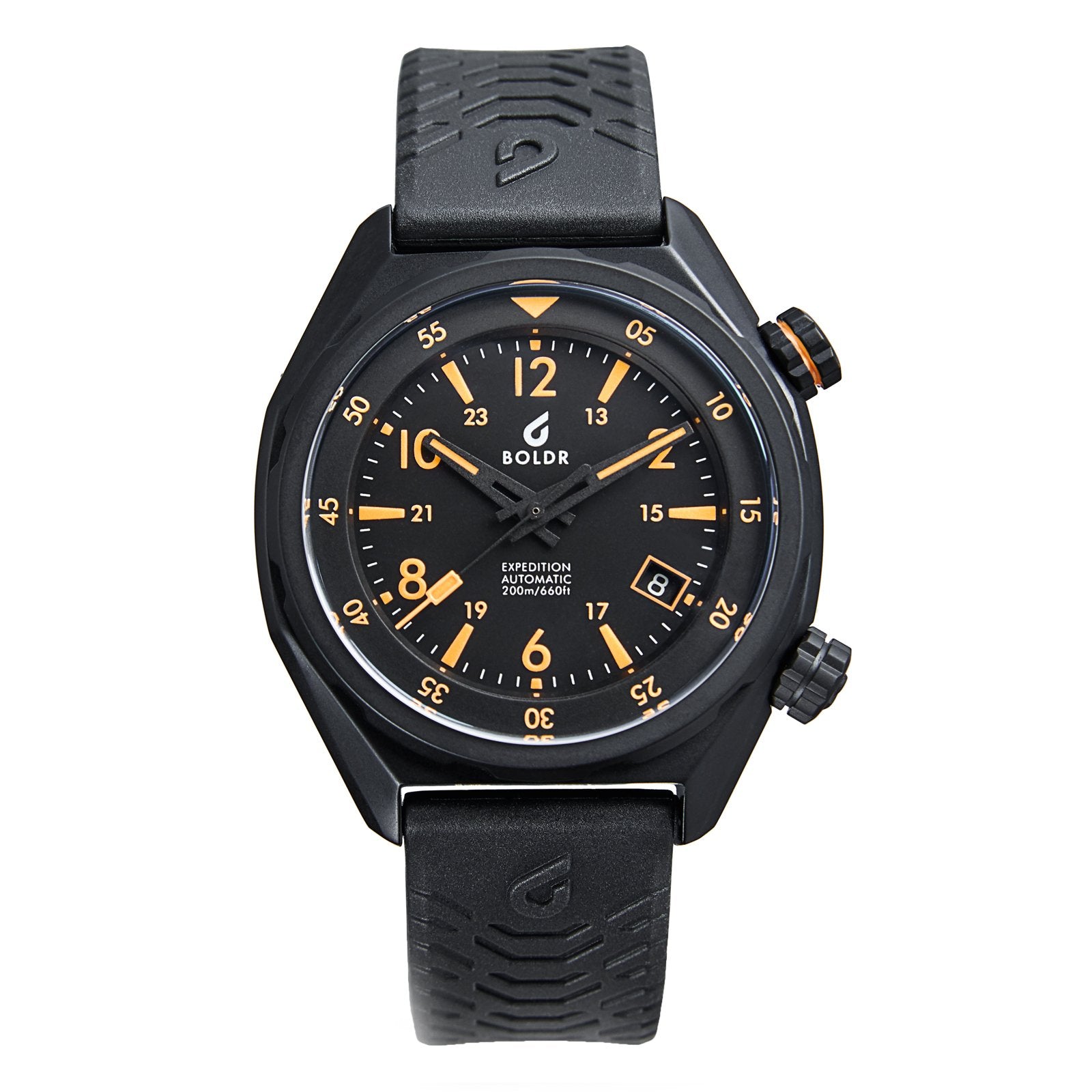 BOLDR Expedition II Sinai Automatic Dive Watch - 200M Waterproof, Stainless Steel, Unisex for Men & Women - Perfect for Scuba Diving, Swimming & Outdoor Adventures