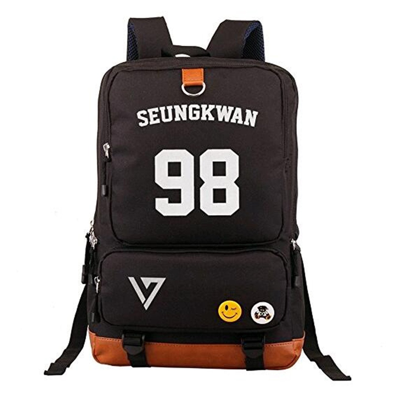 JUSTGOGO Luminous Backpack for College & School - Daypack for Laptop & Books
