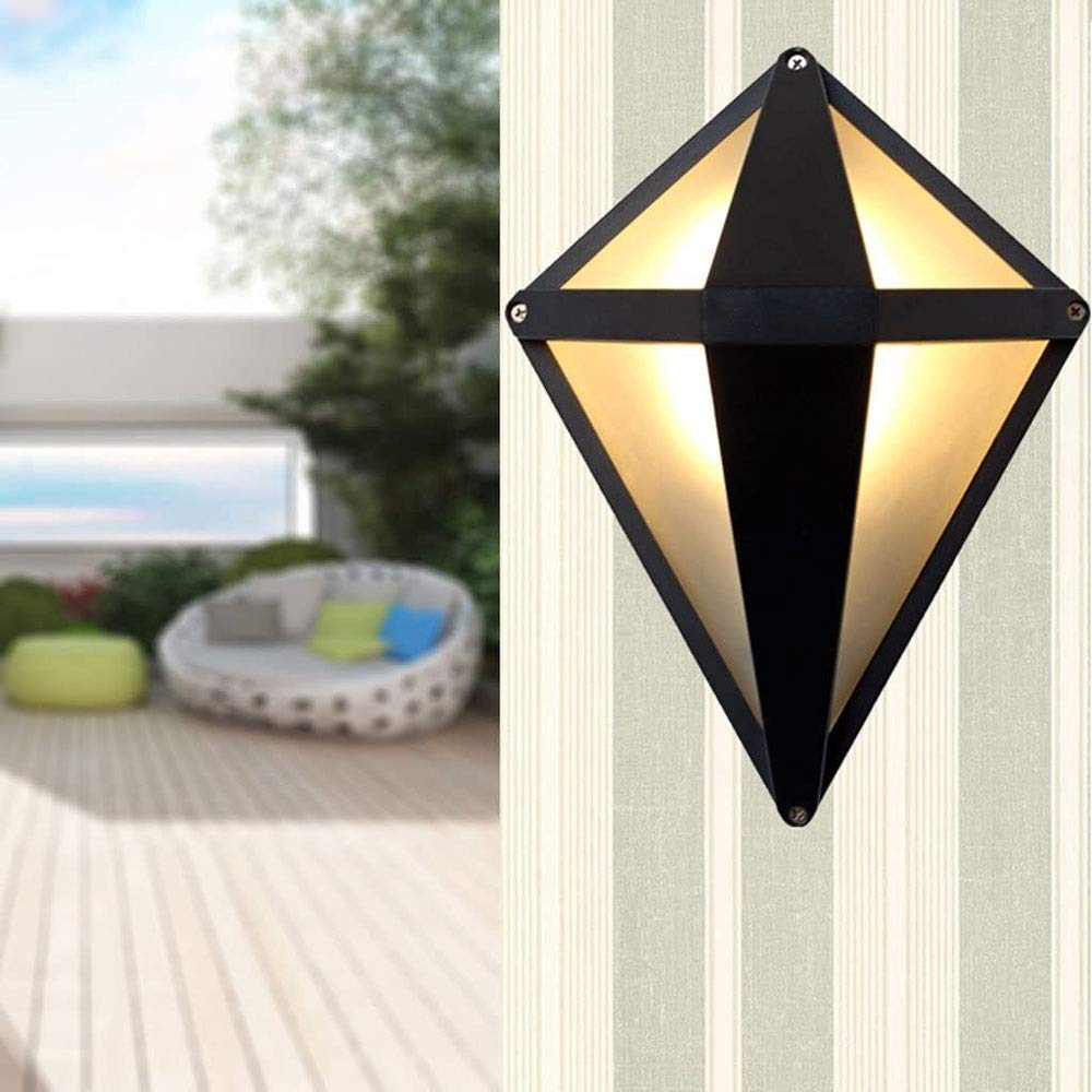 Waterproof Outdoor Wall Light - Modern Nordic Style Wall Mounted Lamp for Garden, Balcony, Stairway, Aisle, Bedroom & Dining Room | Durable Lighting for House, Villa, Bar & Restaurant | Perfect for Ambient & Reading Lighting
