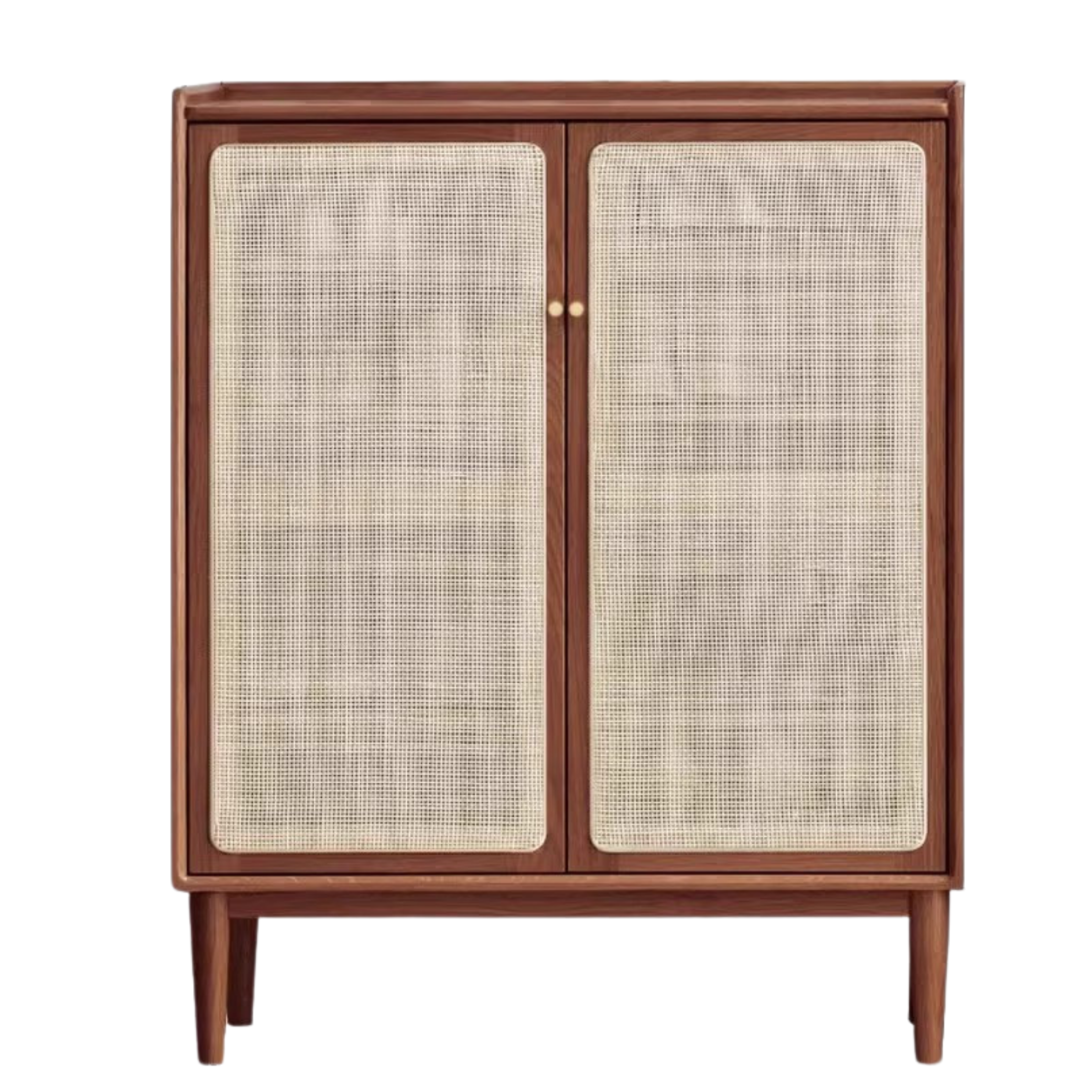 Premium Solid Wood Shoe Cabinet - Oak, Black Walnut & Cherry Wood Storage Organizer for Entryway, Hallway, or Closet - Durable Shoe Rack for Home & Office Organization