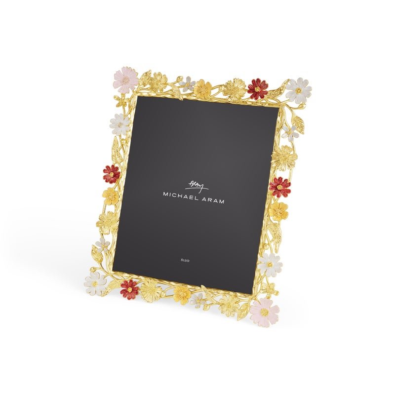 Wildflowers 5x7 Picture Frame - Elegant Floral Photo Display for Home Decor, Office, or Gift Giving