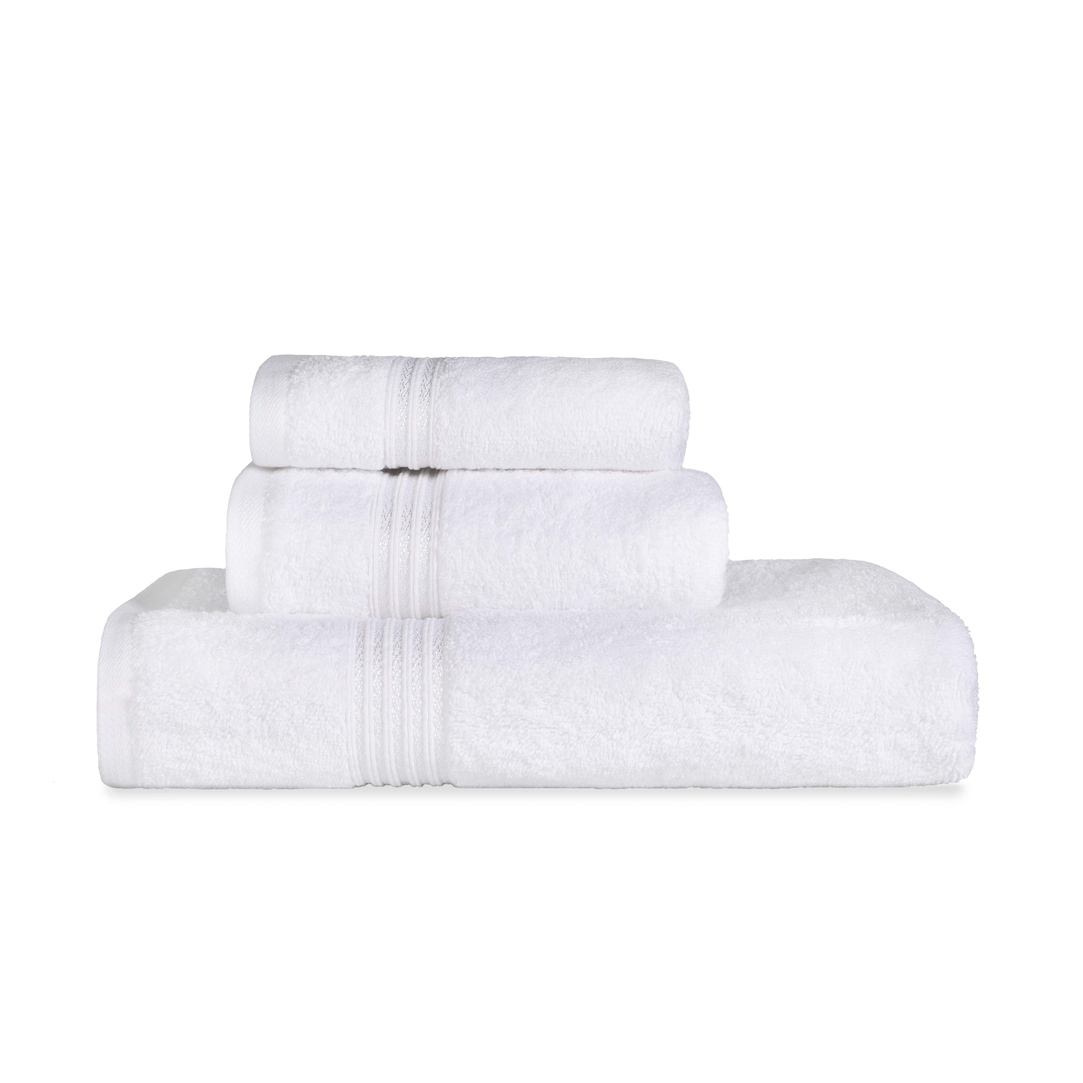 Premium Egyptian Cotton 3-Piece Towel Set - Ultra Soft, Highly Absorbent Bath Towels for Spa, Bathroom & Luxury Home Use
