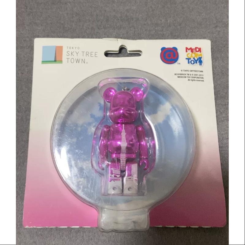 Limited Edition Medicom Be@rbrick 100% Bearbrick - Tokyo Sky Tree Town Purple Collectible Figure | Perfect for Anime Fans, Toy Collectors & Home Decor