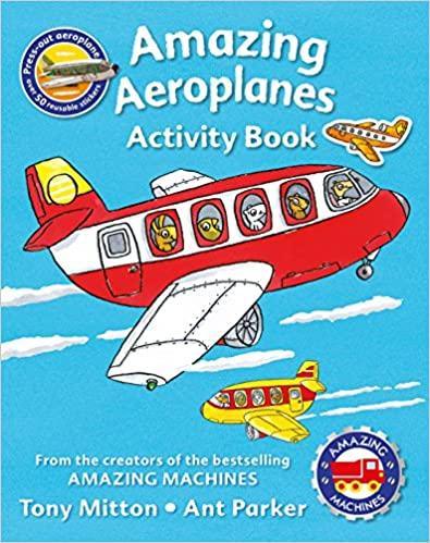 Amazing Aeroplanes Activity Book for Kids - Fun & Educational Airplane Coloring & Puzzle Games - Perfect for Travel, Classroom & Birthday Gifts