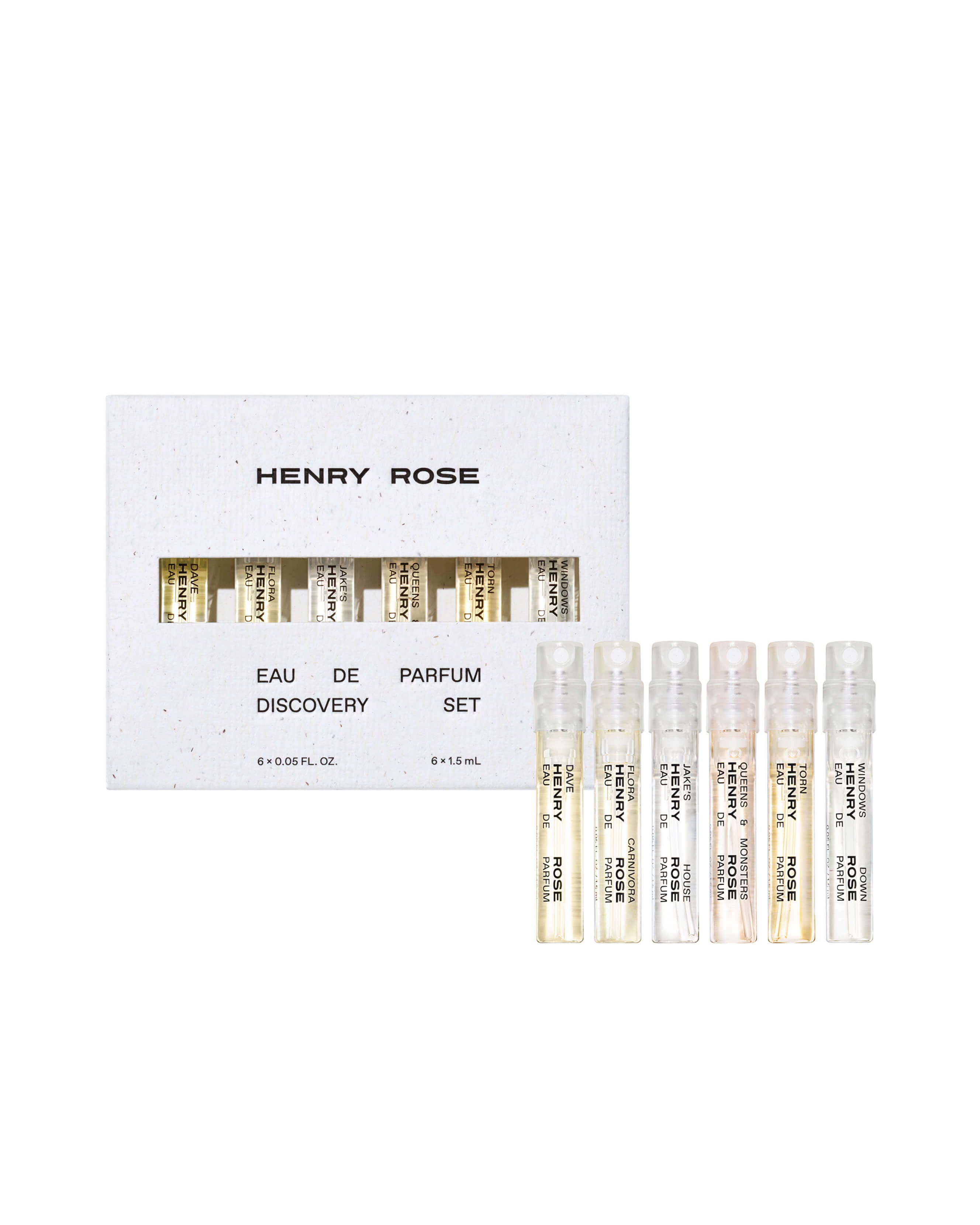 Henry Rose Discovery Set - Luxury Perfume Sampler for Women & Men | Perfect for Travel, Gifting & Everyday Fragrance Exploration