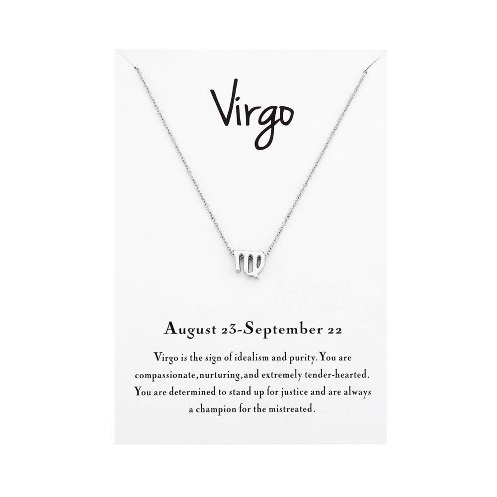 Zodiac Necklace for Women - Personalized Horoscope Constellation Pendant Jewelry, Astrology Birthday Gift for Her | Perfect for Daily Wear, Special Occasions & Spiritual Gifts