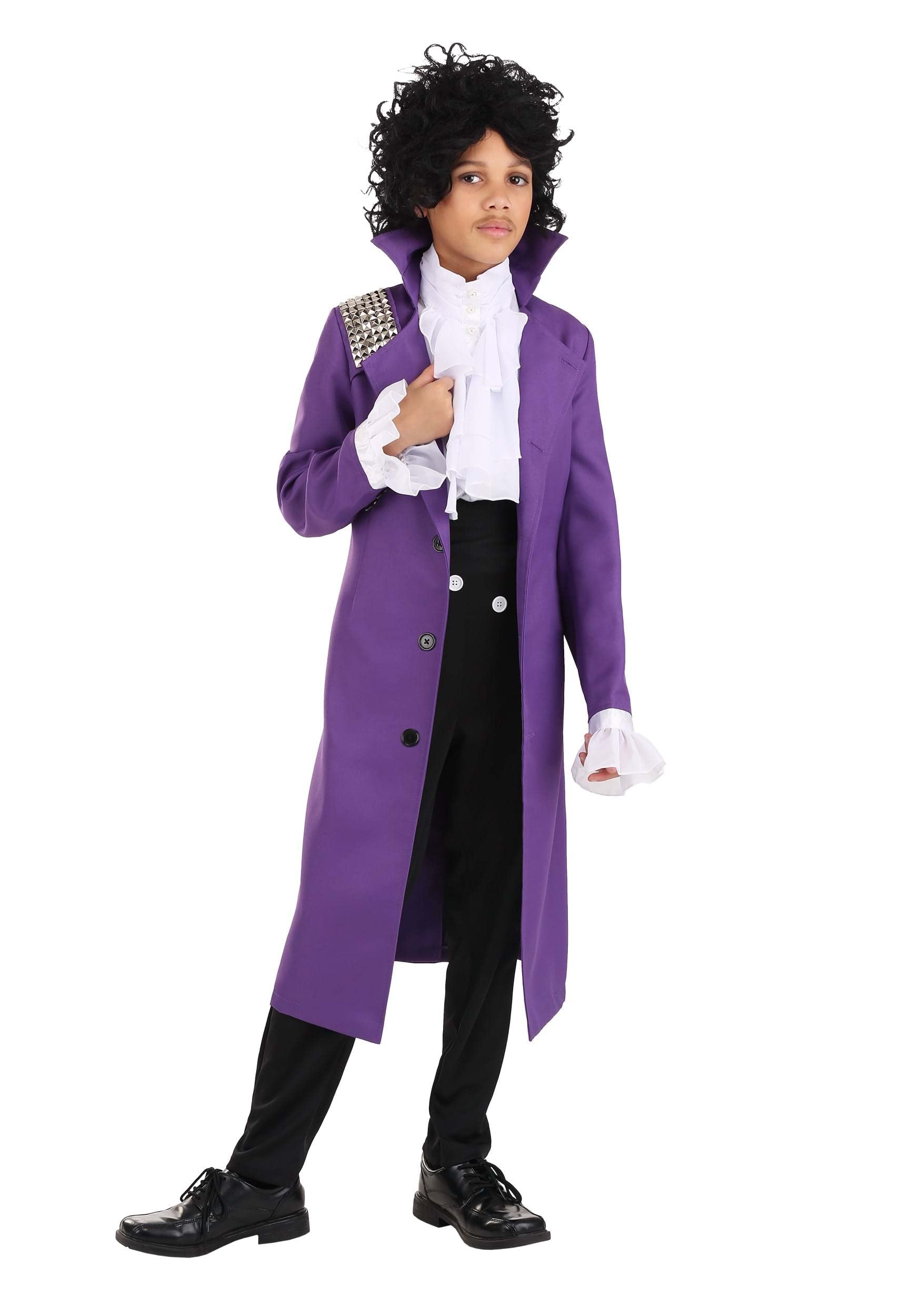 Kids Purple Rock Legend Costume - Rockstar Dress Up Outfit for Halloween, Cosplay & Birthday Parties