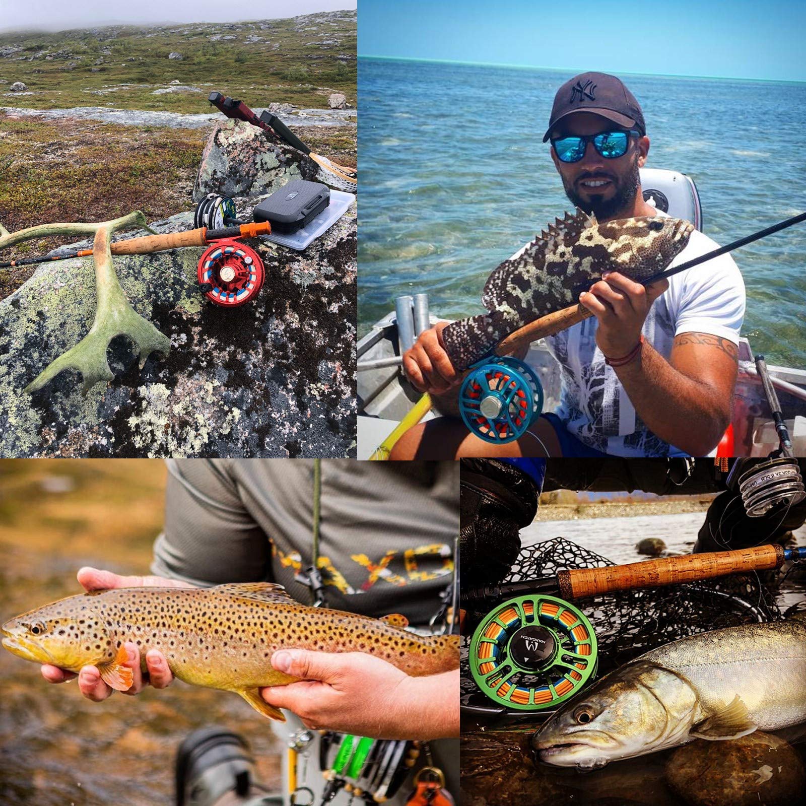 Maxcatch Waterproof Fly Box for Fly Fishing - Durable Streamer Flies Storage with Swing Leaf Center - Perfect for Trout, Bass, and Saltwater Fishing Trips