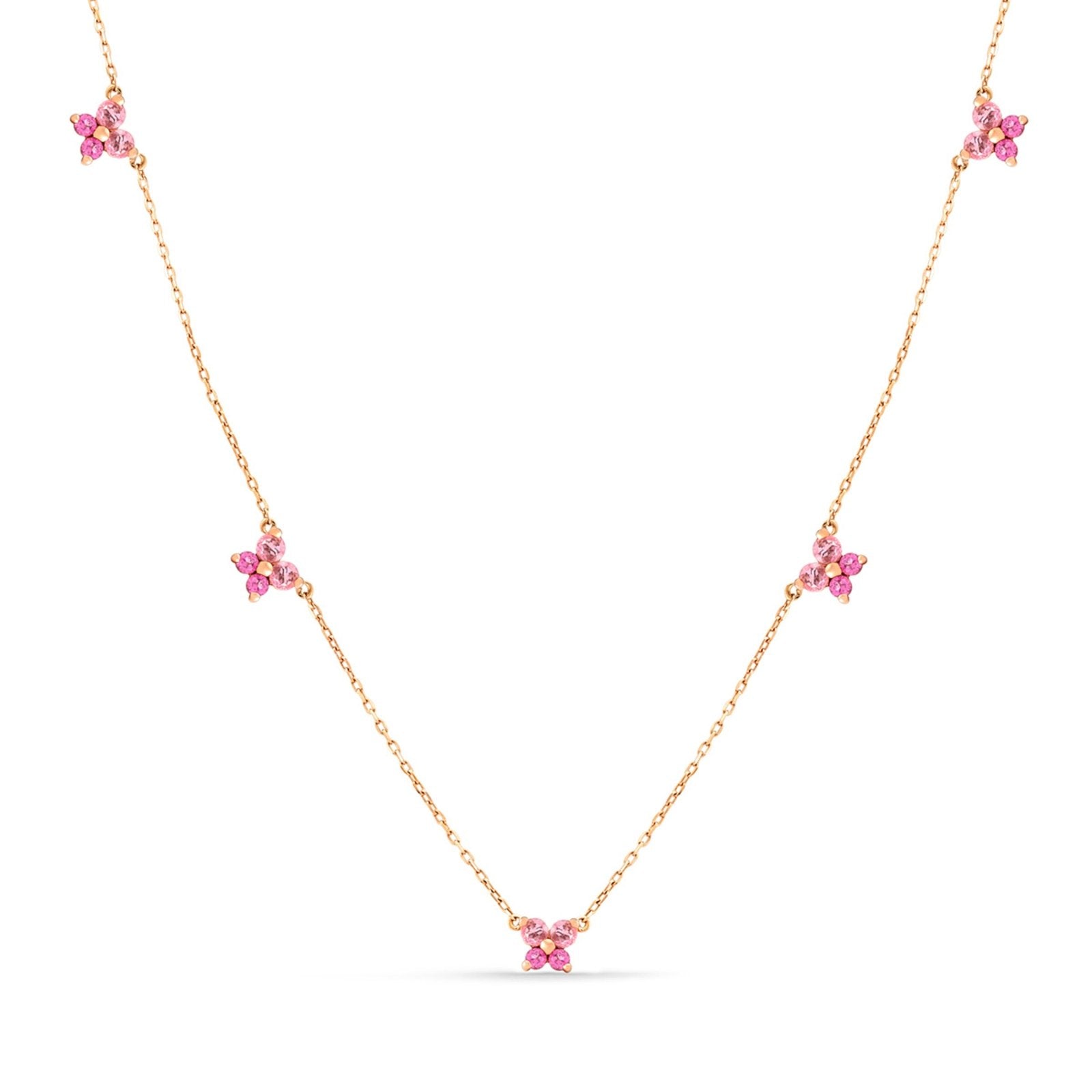 14k Rose Gold Pink Tourmaline Butterfly Pendant Necklace for Women | Elegant Jewelry Gift for Birthday, Anniversary & Valentine's Day | Perfect for Everyday Wear & Special Occasions