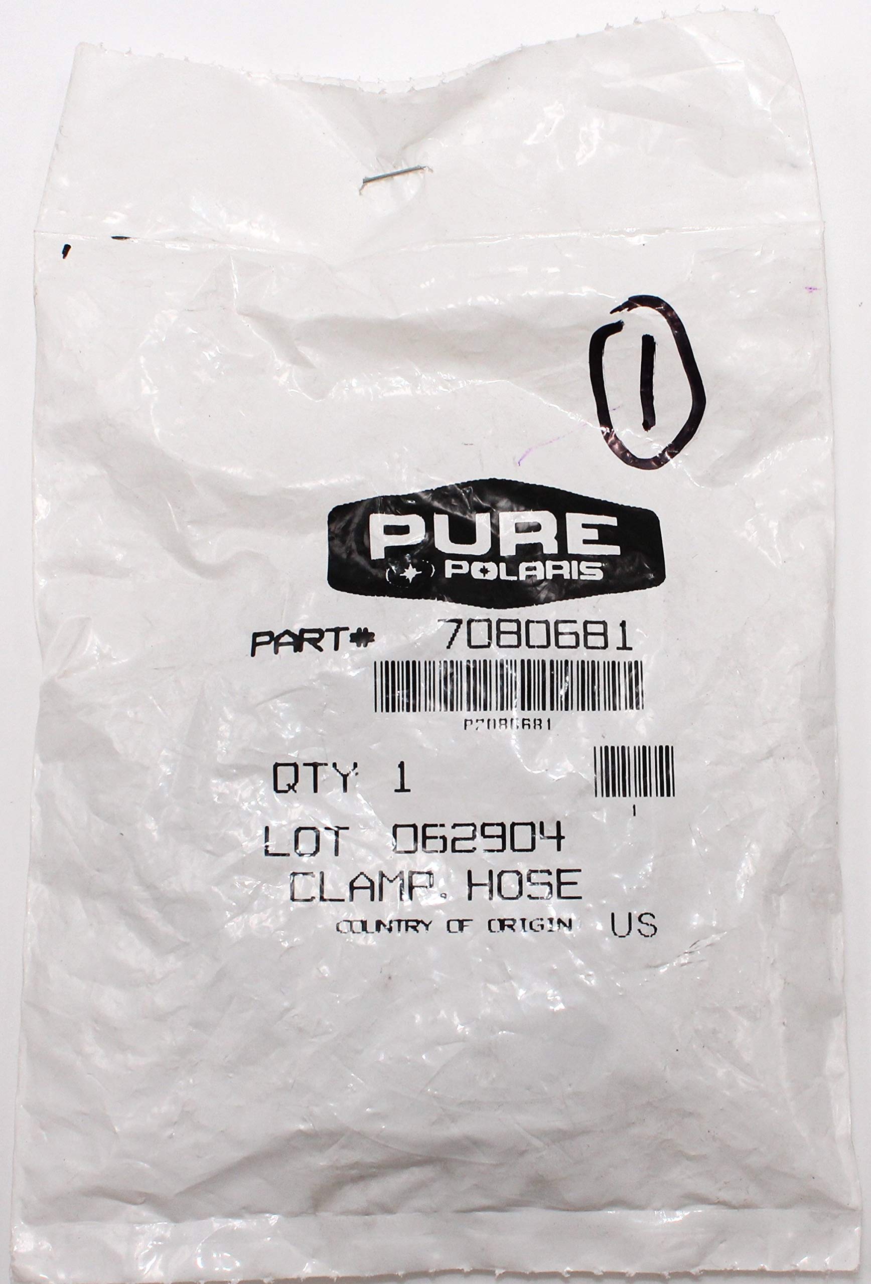 Genuine OEM Polaris GEM 7080681 Hose Clamp - Replacement Part for Polaris GEM Vehicles - Perfect for ATV, UTV & Off-Road Maintenance & Repairs
