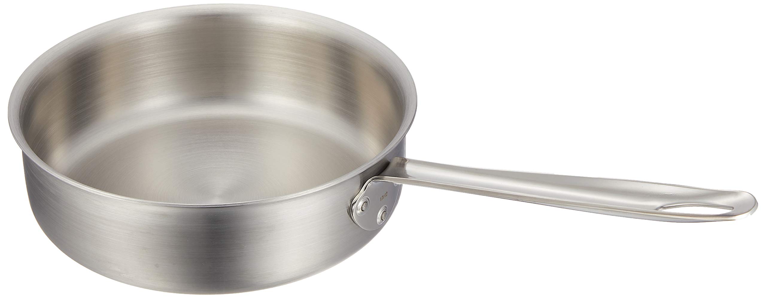 Endoshoji TKG ASTH503 Single Handle Stainless Steel Deep Stew Pot - 0.8 QT (21cm) Triple Layer Induction Compatible Cookware for Home & Restaurant Use - Perfect for Soups, Stews & Slow Cooking
